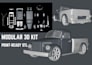 3d printable car model modular truck kit rc body vehicle stl for 3d printing